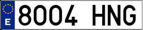 Truck License Plate